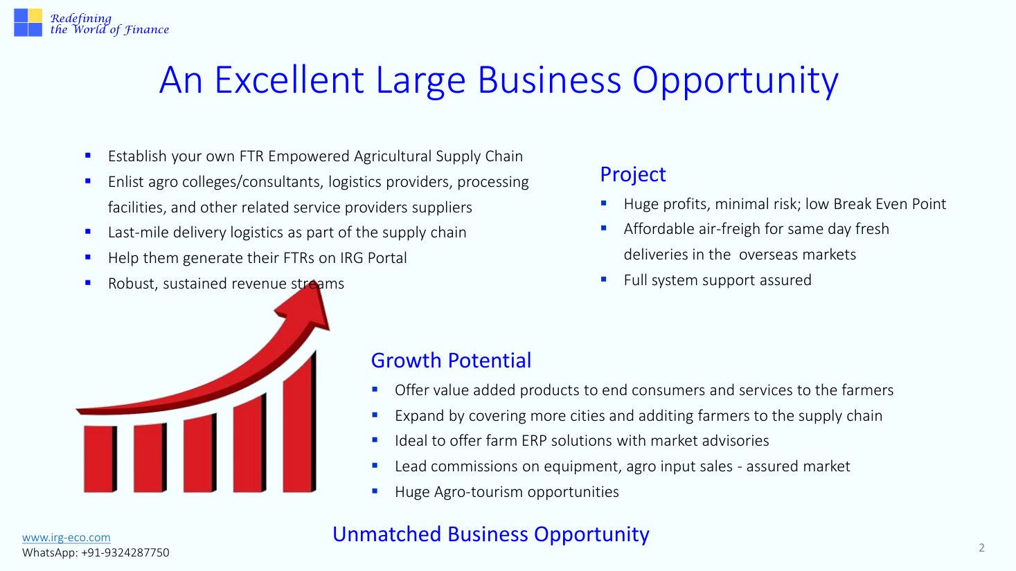 IRG-AGRO slide 2
