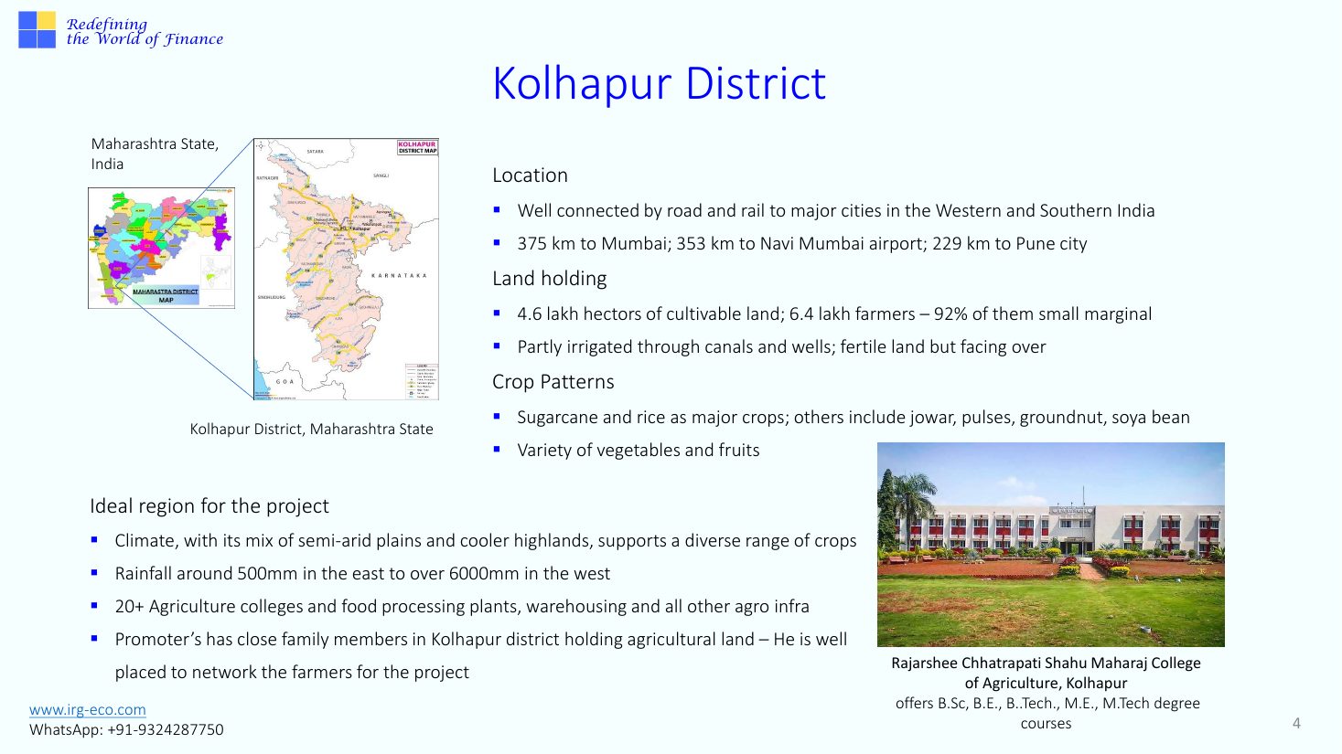 IRG-AGRO slide 4
