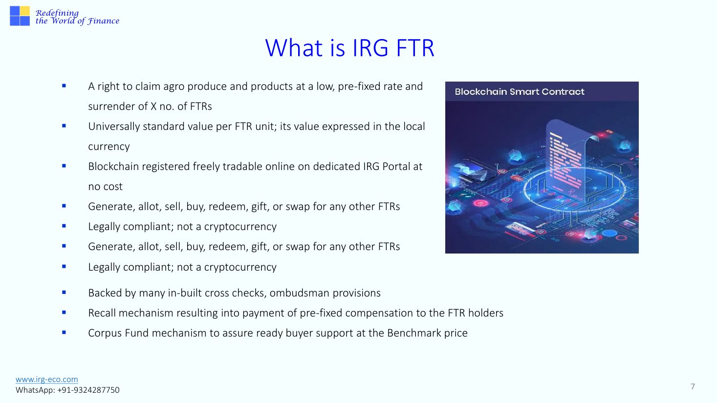 IRG-AGRO slide 7