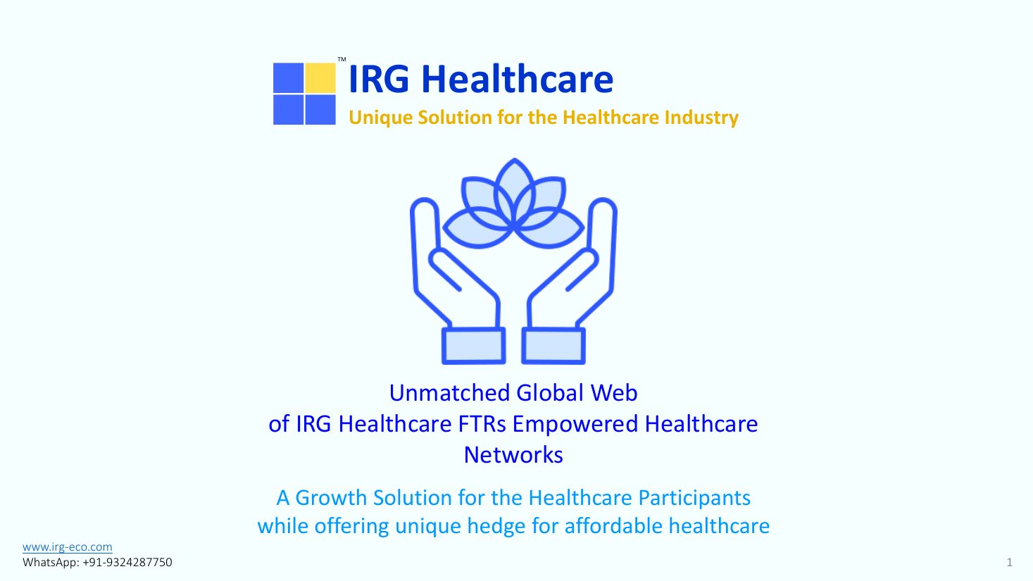 IRG-HEALTHCARE slide 1