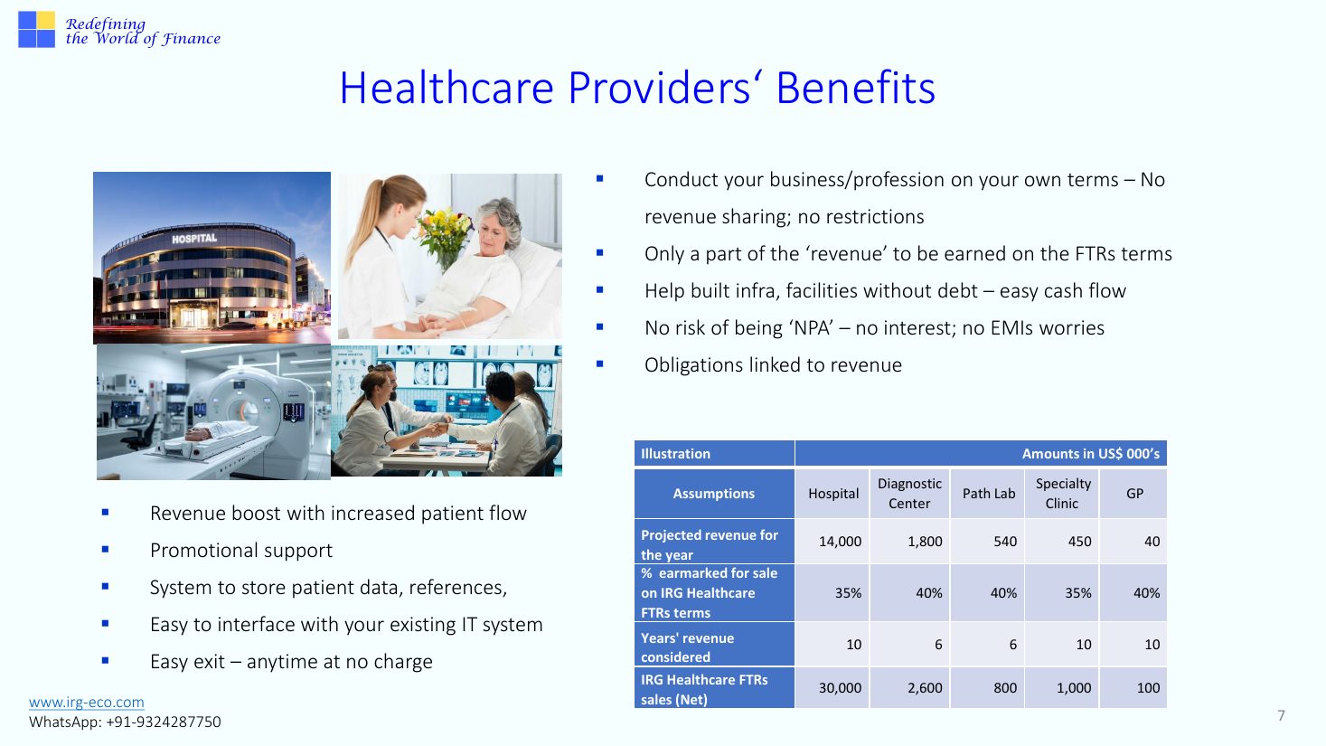 IRG-HEALTHCARE slide 7