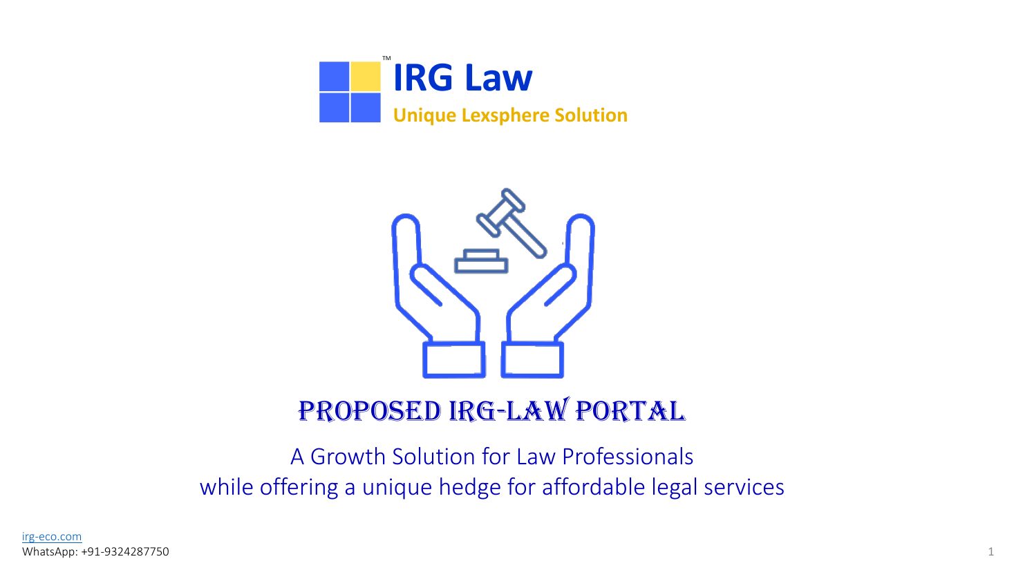IRG-LAW slide 1