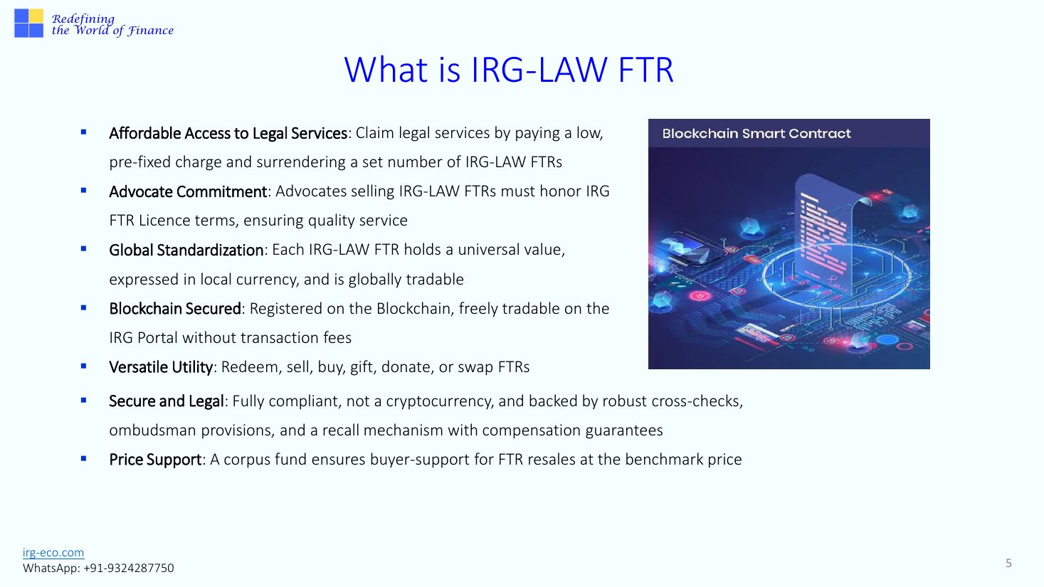 IRG-LAW slide 5