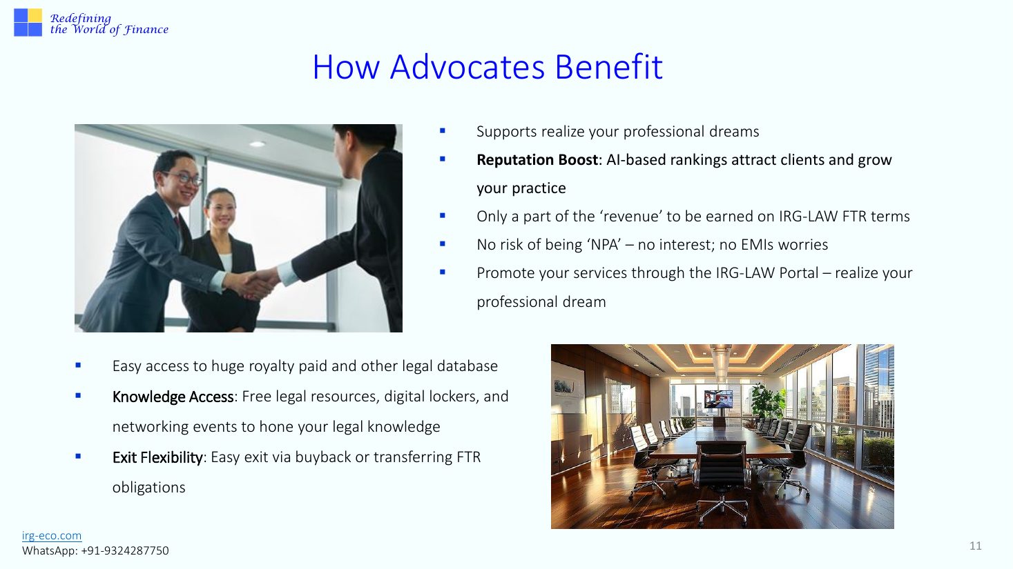 IRG-LAW slide 11