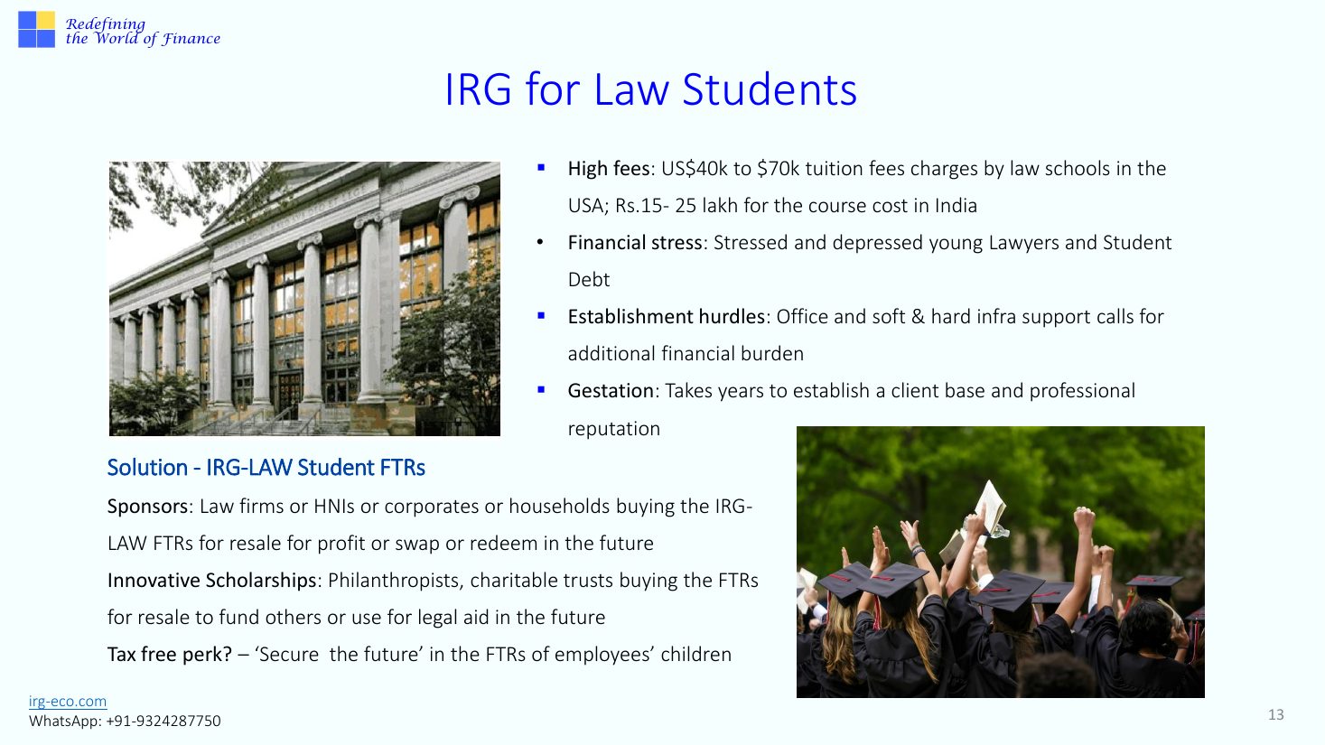 IRG-LAW slide 13