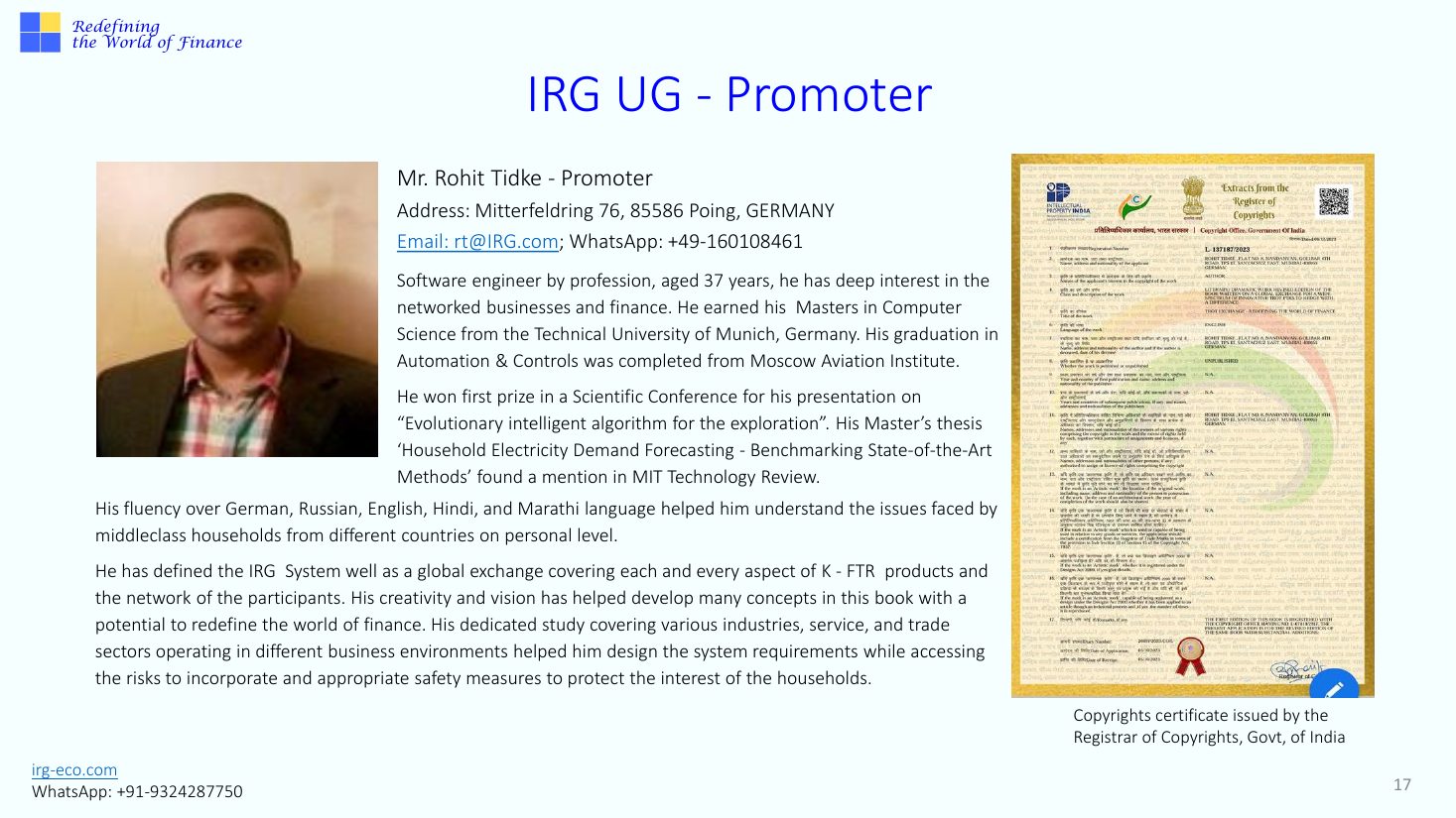 IRG-LAW slide 17