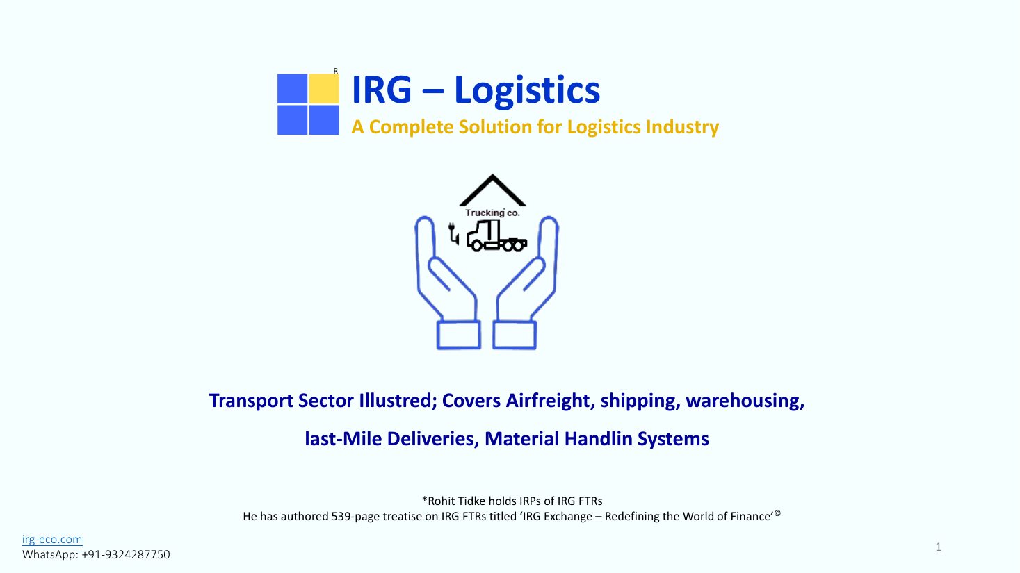 IRG-LOGISTICS slide 1