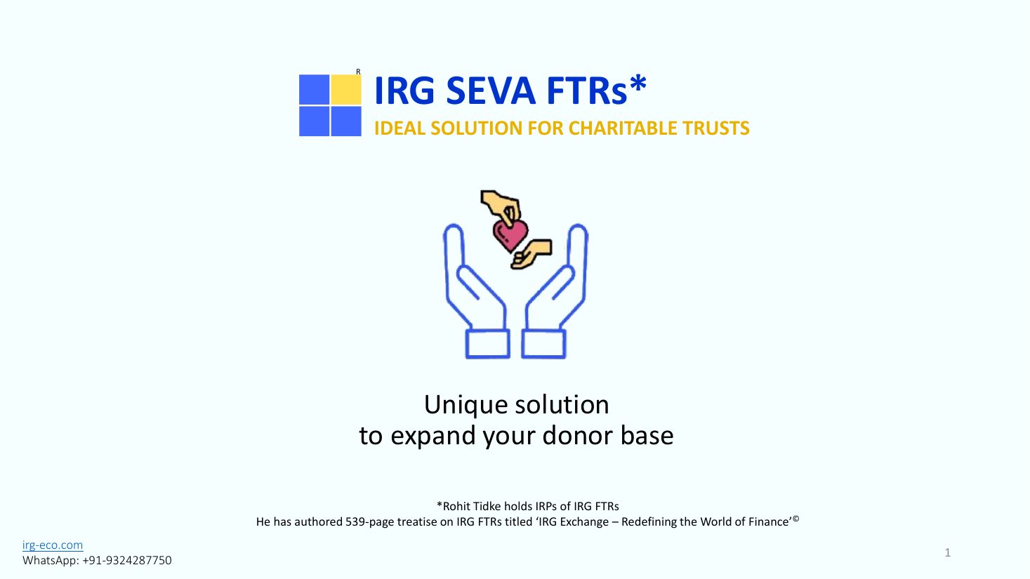 IRG-SEVA slide 1