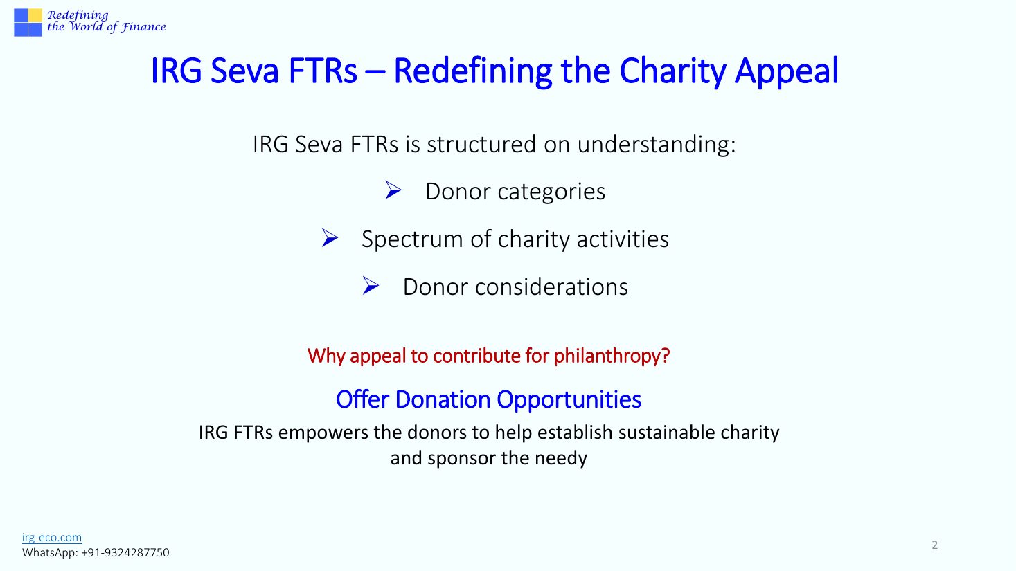 IRG-SEVA slide 2