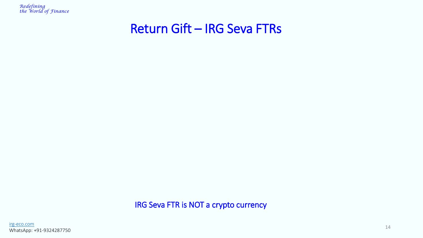 IRG-TAXI slide 14